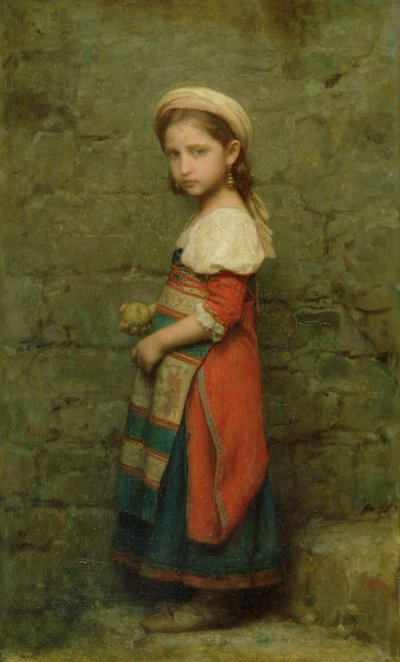 Italian Girl, 1863 by Charles François Jalabert